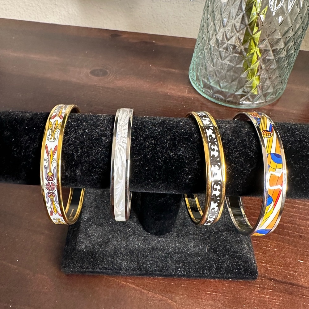Hermes Enamel Bracelets